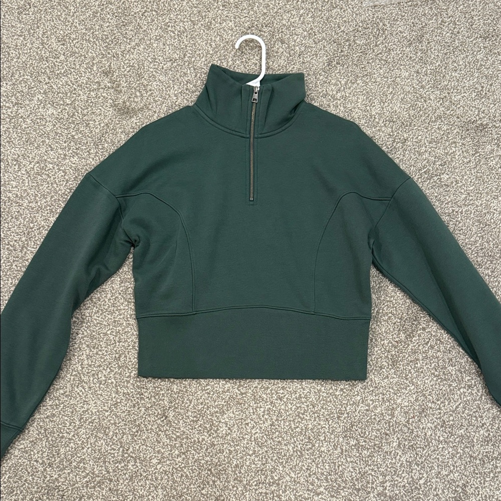 Target Green Half-Zip Sweatshirt